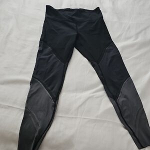 lululemon athletica Black and Gray Leggings
